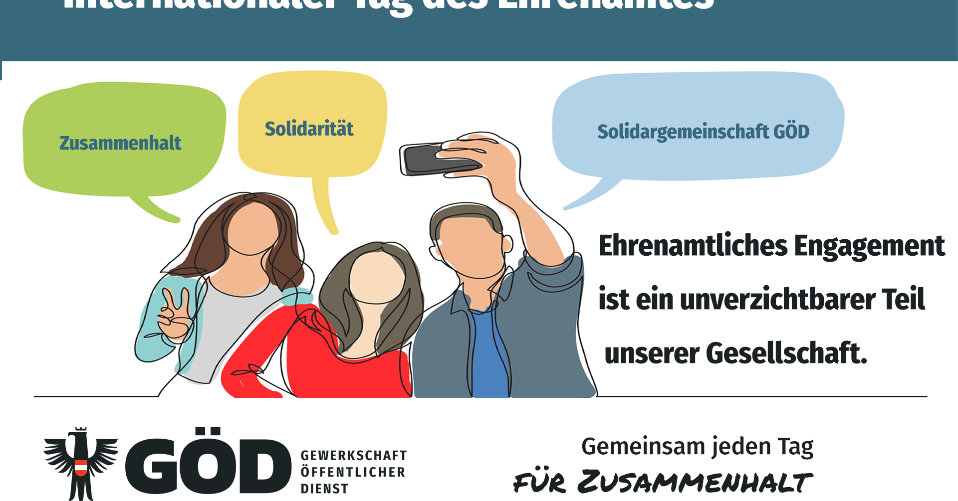 Internationaler Tag des Ehrenamtes