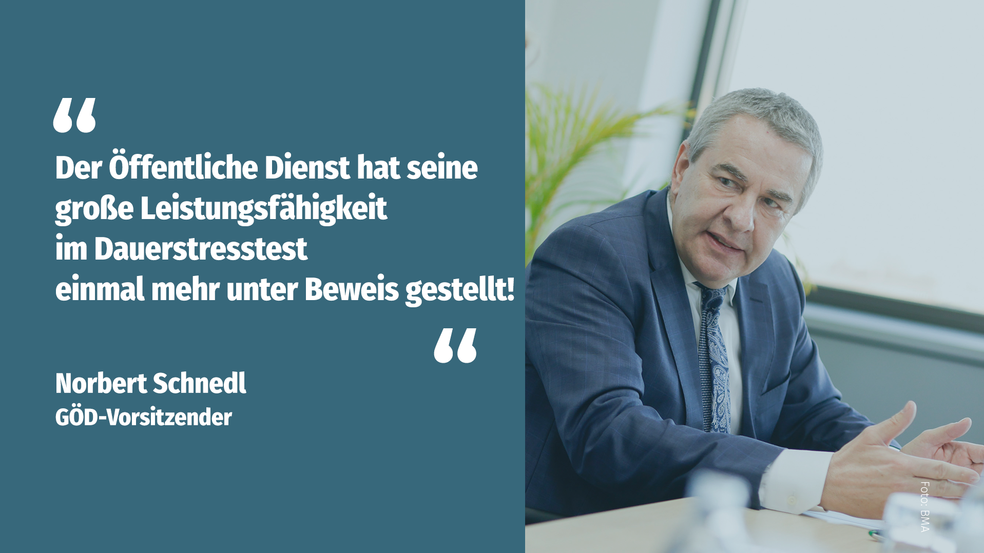 Vorsitzender Schnedl zum Tag des Öffentlichen Dienstes 17736